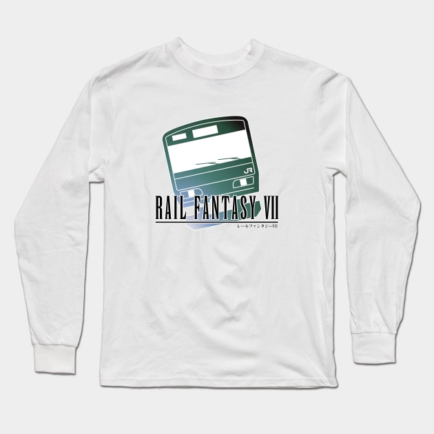 Rail Fantasy VII Long Sleeve T-Shirt by dreamlax